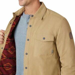 Mens Eddie Bauer Voyager Fleece Lined Shirt Jacket NWT